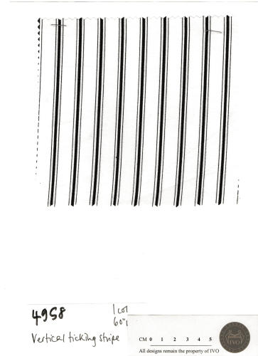 Vertical Ticking Stripe 1